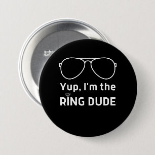 Im ring dude funny wedding ring kids button
