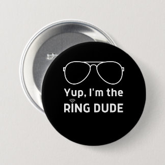 Im ring dude funny wedding ring kids button