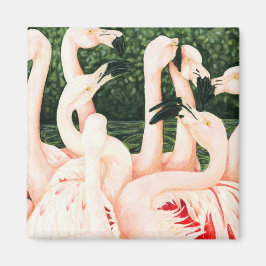 Im Rosa - Flamingos Magnet