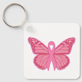 Im rosa Schmetterling Schlüsselanhänger