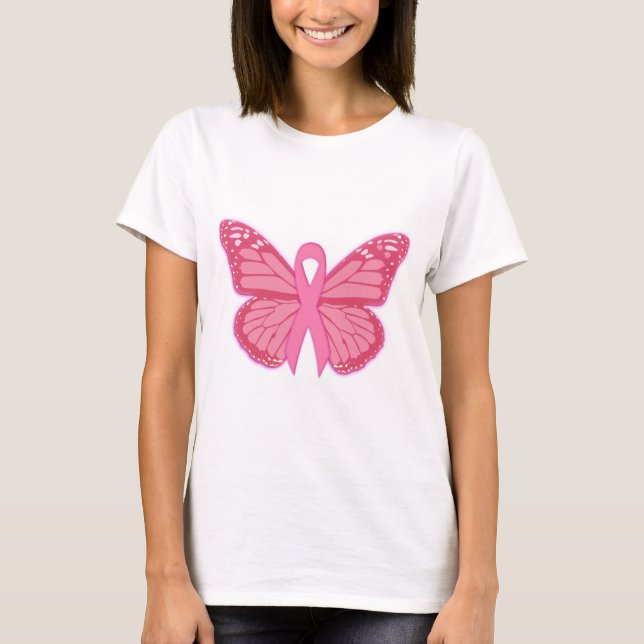 Im rosa Schmetterling T-Shirt (Vorderseite)