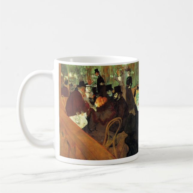 Im Rouge durch Toulouse-Lautrec Kaffeetasse (Links)