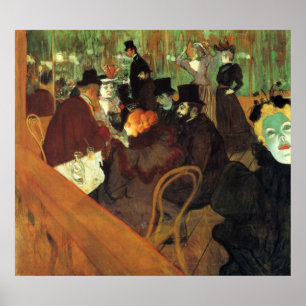Im Rouge durch Toulouse-Lautrec Poster