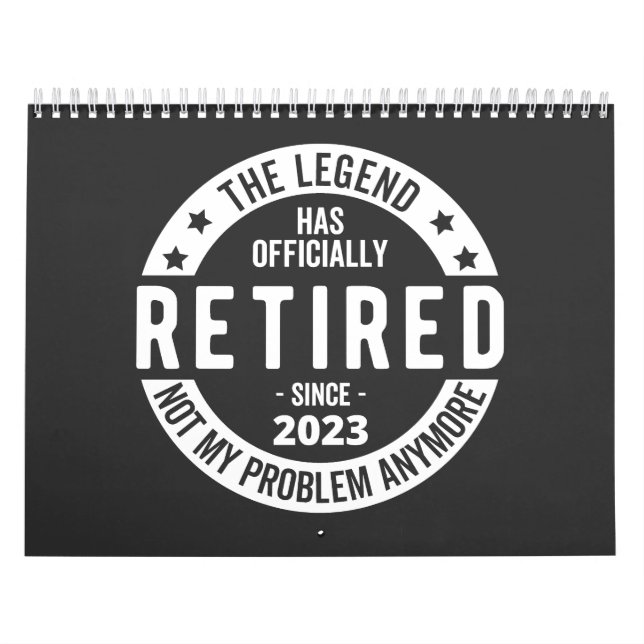 im Ruhestand 2023 Kalender (Titelbild)