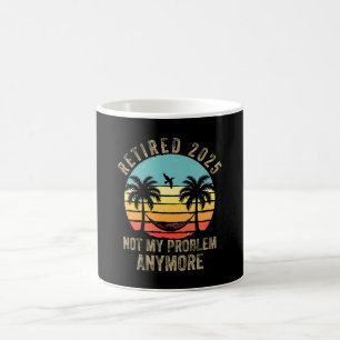 Im Ruhestand 2025 Lustige Vintage-Ruhestands-Humor Kaffeetasse
