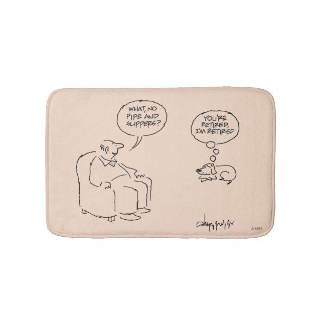 im Ruhestand Badematte (Vorderseite)