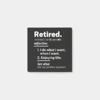 im Ruhestand. Definition lustiger Vorruhestand