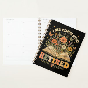 Im Ruhestand Ein Neues Kapitel Beginnt Retro Flora Planer