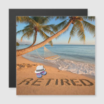 Im Ruhestand In den Sand geschrieben Tropischer St