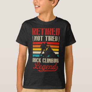 Im Ruhestand nicht müde Boulder-Legende Retro Rent T-Shirt
