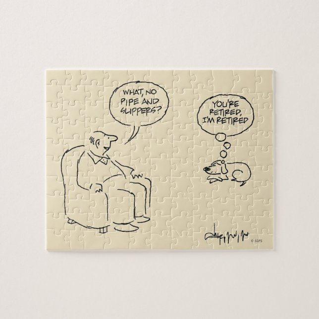 im Ruhestand Puzzle (Horizontal)