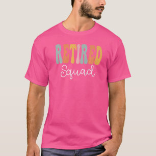 Im Ruhestand Retro Groovy Vintage Glücklicher Erst T-Shirt