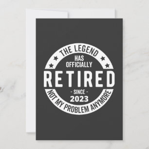im Ruhestand seit 2023 Einladung