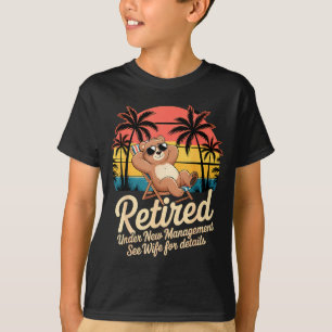 Im Ruhestand unter neuer Leitung Ehefrau lustig Ru T-Shirt