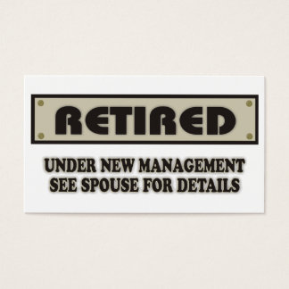 im Ruhestand. Unter "Neues Management". Siehe Ehef