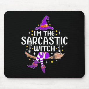 Im sarkastischen Hexenmeister Halloween Matching G Mousepad