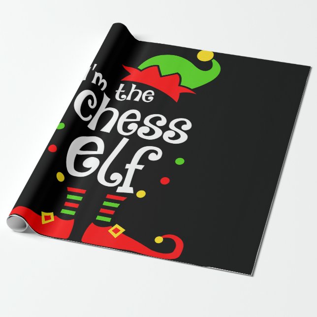 im Schach Elf Weihnachten Familienfreund Weihnacht Geschenkpapier (Ungerollt)