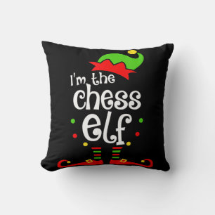 im Schach Elf Weihnachten Familienfreund Weihnacht Kissen
