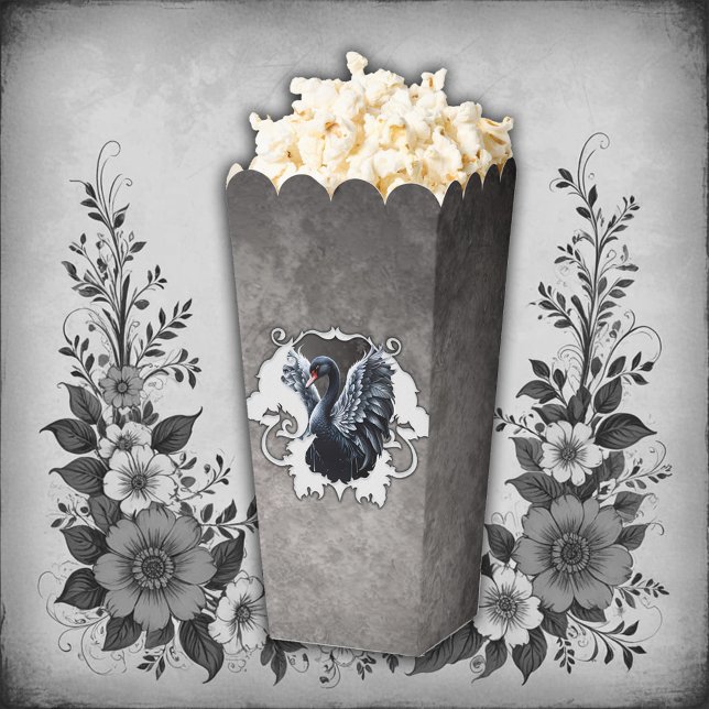 Im Schatten der Eleganz: Ein schwarzer Schwan. Geschenkschachtel (Von Creator hochgeladen)