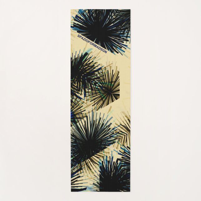 Im Schatten der Farbe Beige Yogamatte (Vorderseite)