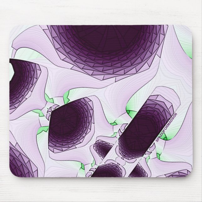 Im Schatten der Farbe Violett Mousepad (Vorne)