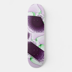 Im Schatten der Farbe Violett Skateboard