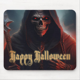 Im Schatten des grimmigen Sensenmanns - Halloween Mousepad