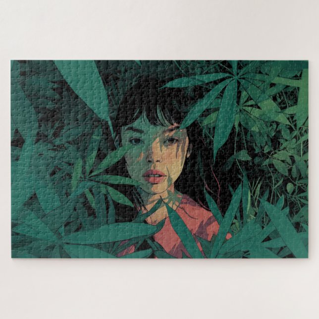 Im Schatten des Jigsaw-Puzzles Puzzle (Horizontal)