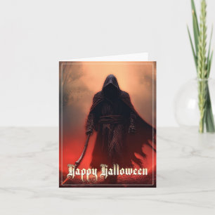 Im Schatten des Sensenmannes - Halloween Karte