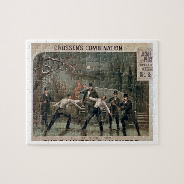 "Im Schnee", duellieren Plakat für 'den Daugh des Puzzle (Horizontal)