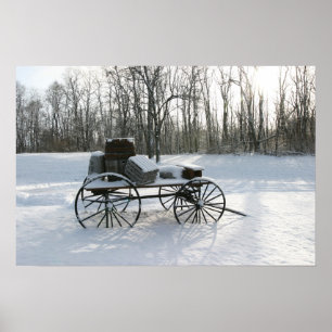 Im Schnee stecken Poster