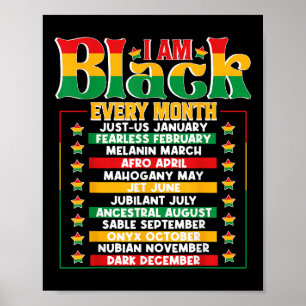 Im Schwarzen jeden Monat Juni 1999 Schwarze Geschi Poster
