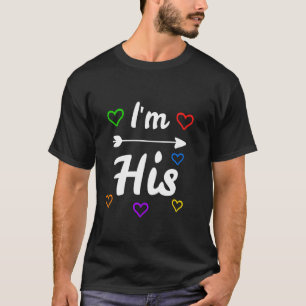 Im Seine Hes Mine Gay Pride Lgbt Couple T-Shirt