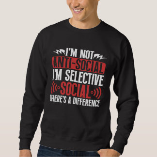 Im selektiven Sozialdesign für Introverted Introve Sweatshirt
