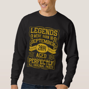 Im September 2014 waren die 10. Geburtstagslegende Sweatshirt