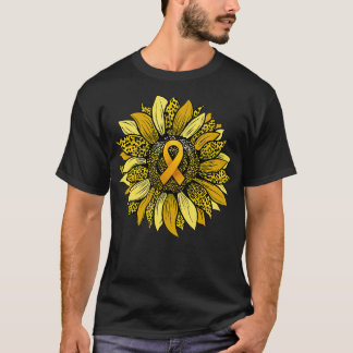 Im September tragen Gold Childhood Cancer Awarenes T-Shirt