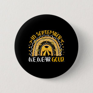 Im September Tragen Gold Kindheitskrebs-Bewusstsei Button