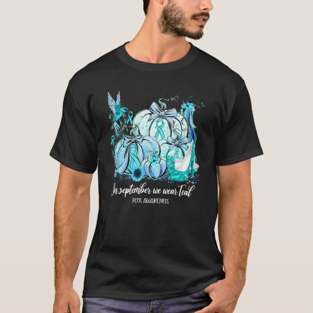 Im September tragen wir Aquamarine Hummingbird Pco T-Shirt (Vorderseite)