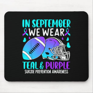 Im September tragen wir Aquamarine Lila Ribbon Tac Mousepad