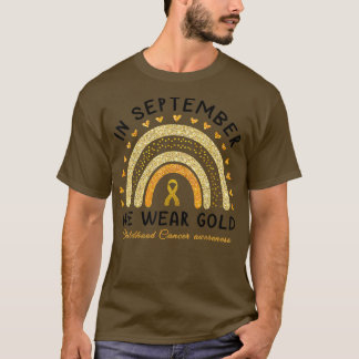 Im September tragen wir das Bewusstsein für den Kr T-Shirt