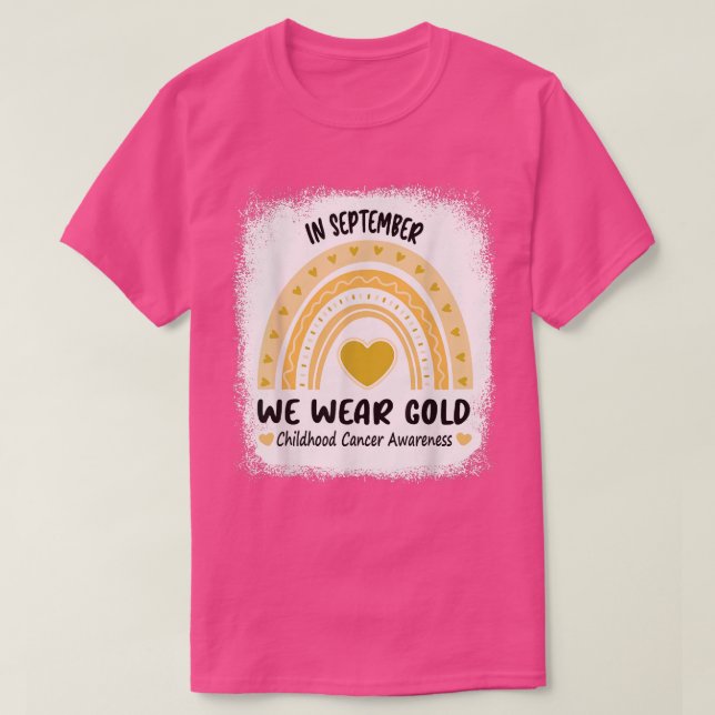 Im September tragen wir das Bewusstsein für den Kr T-Shirt (Design vorne)