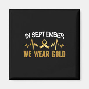 Im September tragen wir das Bewusstsein für Krebs Magnet
