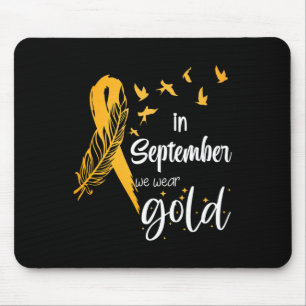 Im September tragen wir das Bewusstsein für Krebs Mousepad