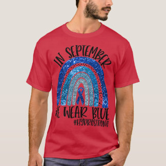 Im September tragen wir das blaue Hydrocephalus-Be T-Shirt
