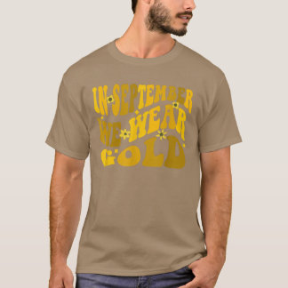 Im September tragen wir ein goldenes Krebsgeschenk T-Shirt