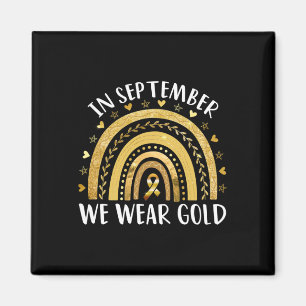 Im September tragen wir Gold - Bewusstsein für Kin Magnet