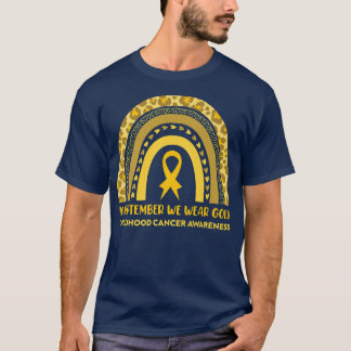 Im September tragen wir Gold Childhood Cancer Awar T-Shirt