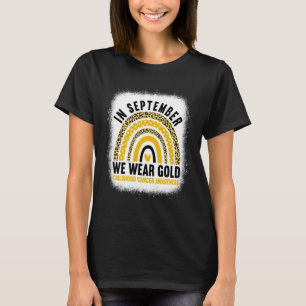 Im September tragen wir Gold Childhood Cancer Awar T-Shirt