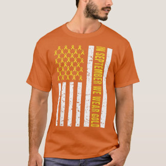 Im September tragen wir Gold - Kinder-Krebsgeschir T-Shirt