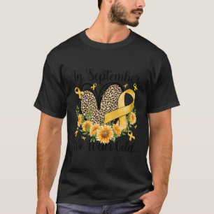 Im September tragen wir Gold Leopard, den die Kind T-Shirt